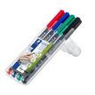 4007817310380-STAEDTLER LUMOCOLOR 317 - Pack de 4 marqueurs permanents - pointe moyenne - couleurs assorties--1