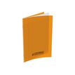 3020120203966-Conquérant Classique - Cahier polypro 17 x 22 cm - 96 pages - grands carreaux (Seyes) - or-Angle gauche-0