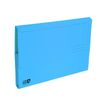 3130630472223-Exacompta Clean'Safe - 5 Chemises à poche - A4 - bleu-Angle gauche-0
