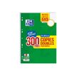 Oxford - copies doubles - 300 pages - A4 - petits carreaux (5x5 mm) - perforées