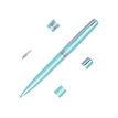 4014421346438-Online Eleganza - Stylo à bille - turquoise satin-Multi-angle-1