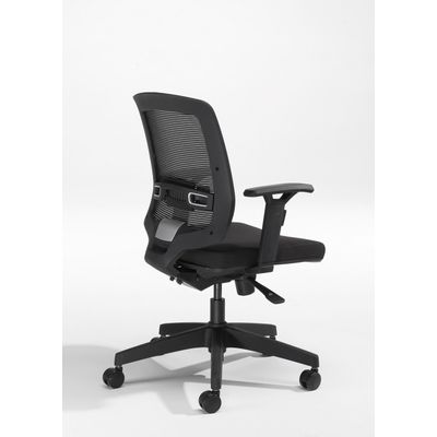 8033540632969-Fauteuil de bureau MALICE - accoudoirs réglables - noir--1