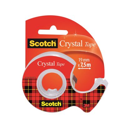 0051131592087-Scotch Crystal - Ruban adhésif - 19 mm x 7,5 m - transparent--0