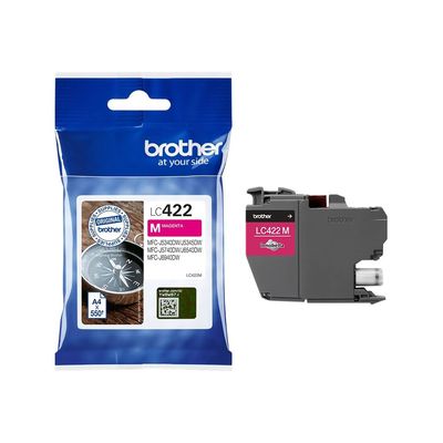 4977766815567-Brother LC422 - magenta - cartouche d'encre originale-Avant-1