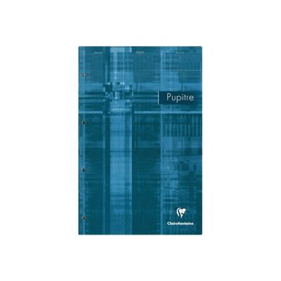 3329680613100-Rhodia - Bloc notes Pupitre - A4 + - 160 pages - grands carreaux - perforé-Avant-0
