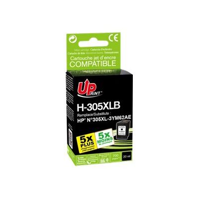 3584770904432-Cartouche compatible HP 305X - noir - Uprint-Angle gauche-0